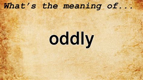 oddly satisfying meaning in tamil|Oddly Meaning In Tamil .